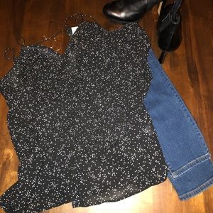 Crescent Bariel Black Cold Shoulder Blouse